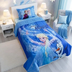 Comforter for Girls Disney Frozen Blue 390 GSM 135x220 cm
