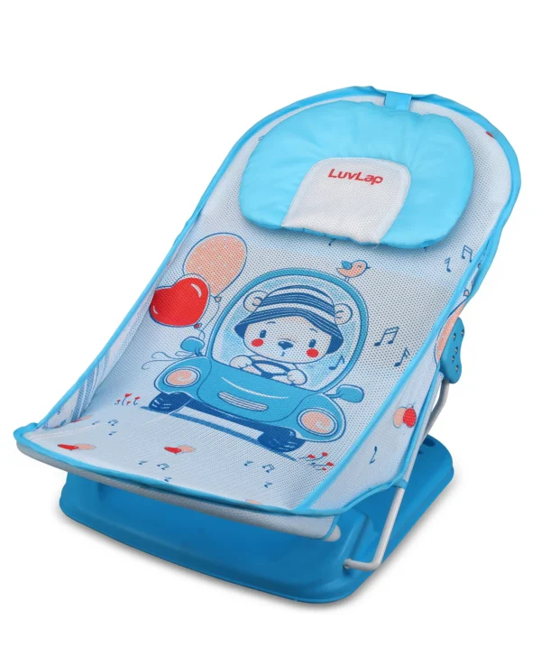 LuvLap Baby Bather 0 to 12 Months Soft Cushioned 3 Position Recline