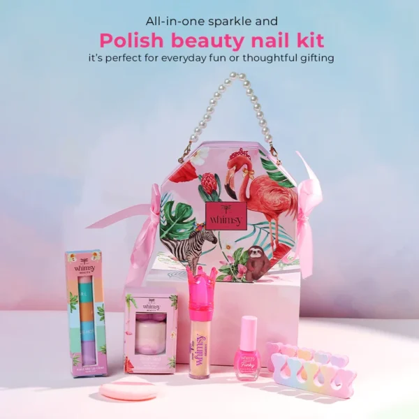 Makeup Kit for Kids Girls Whimsy Beauty and Nail Kit Pack of 6