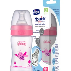 Milk Bottle for New Born Baby Chicco Nourish Plus Feeding Bottle