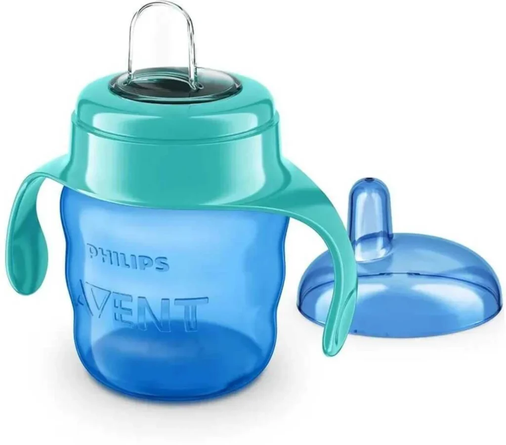 Philips Avent Classic blue spout cup for babies 6 months+ with handles