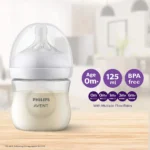 Philips Avent Natural Response 125ml baby feeding bottle with slow flow nipple