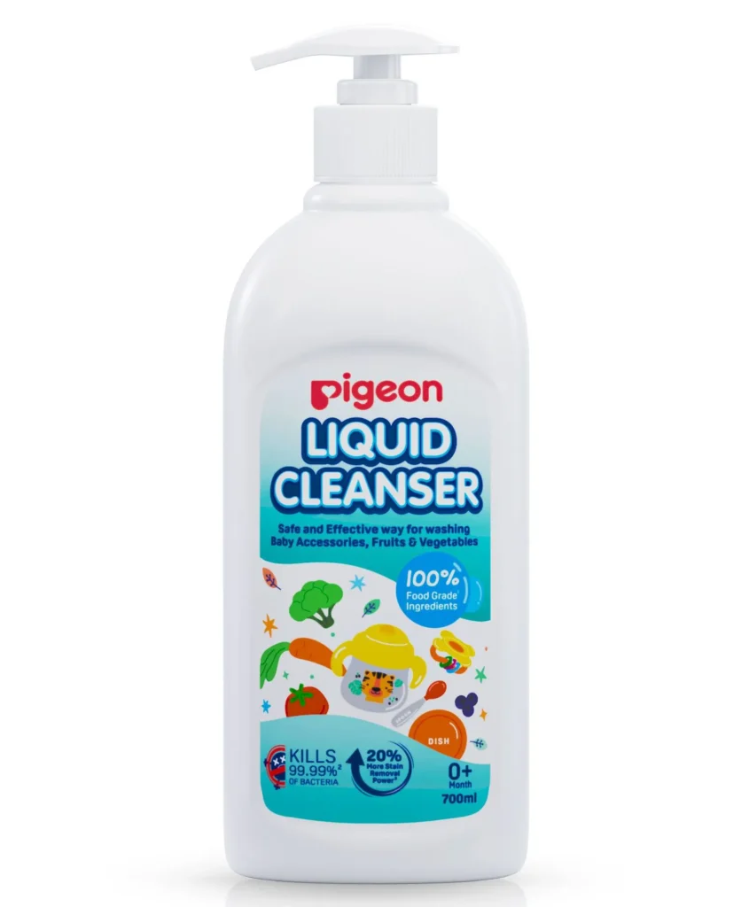 Pigeon Feeding Bottle Accessories and Vegetables Liquid Cleanser 700ml