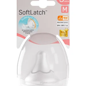Pigeon Soft Latch 2.0 Anti Colic Nipple – S, M, L, LL & LLL - M-Y Cut
