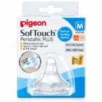 Pigeon Softouch Peristaltic PLUS wide neck nipple M cuts