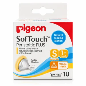 Pigeon Softouch Peristaltic PLUS wide neck nipple S cut