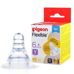 Pigeon Flexible Peristaltic Slim Neck Nipple – S, M, L & Y Cut | 1 Piece - Y-Cut