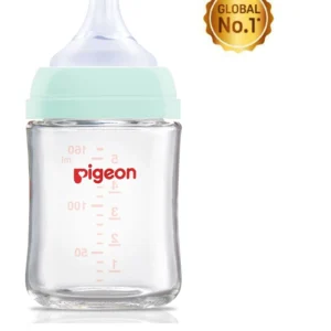Pigeon Glass Feeding Bottle Green – 160ml & 240ml - 160 ml